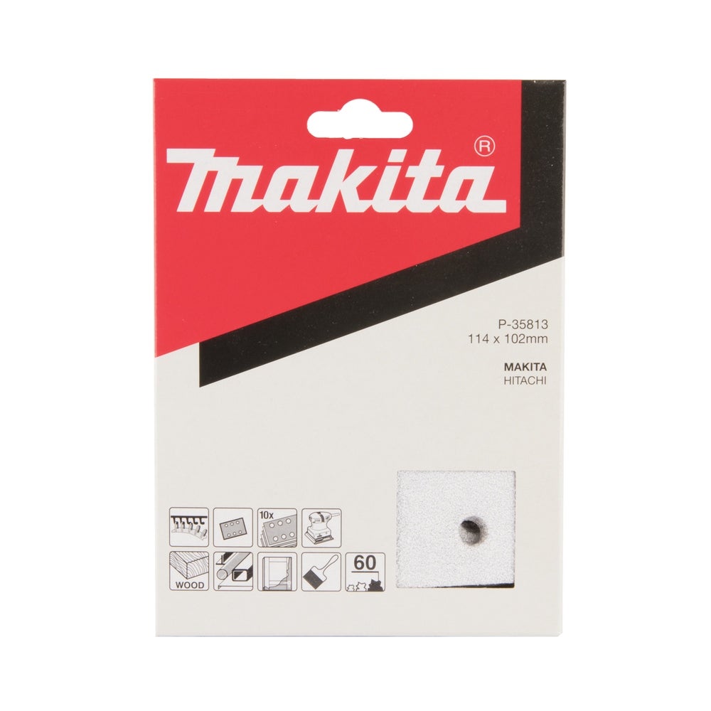 Makita Schleifpapier 114 x 102 mm, K60, 10 Stk. #P-35813