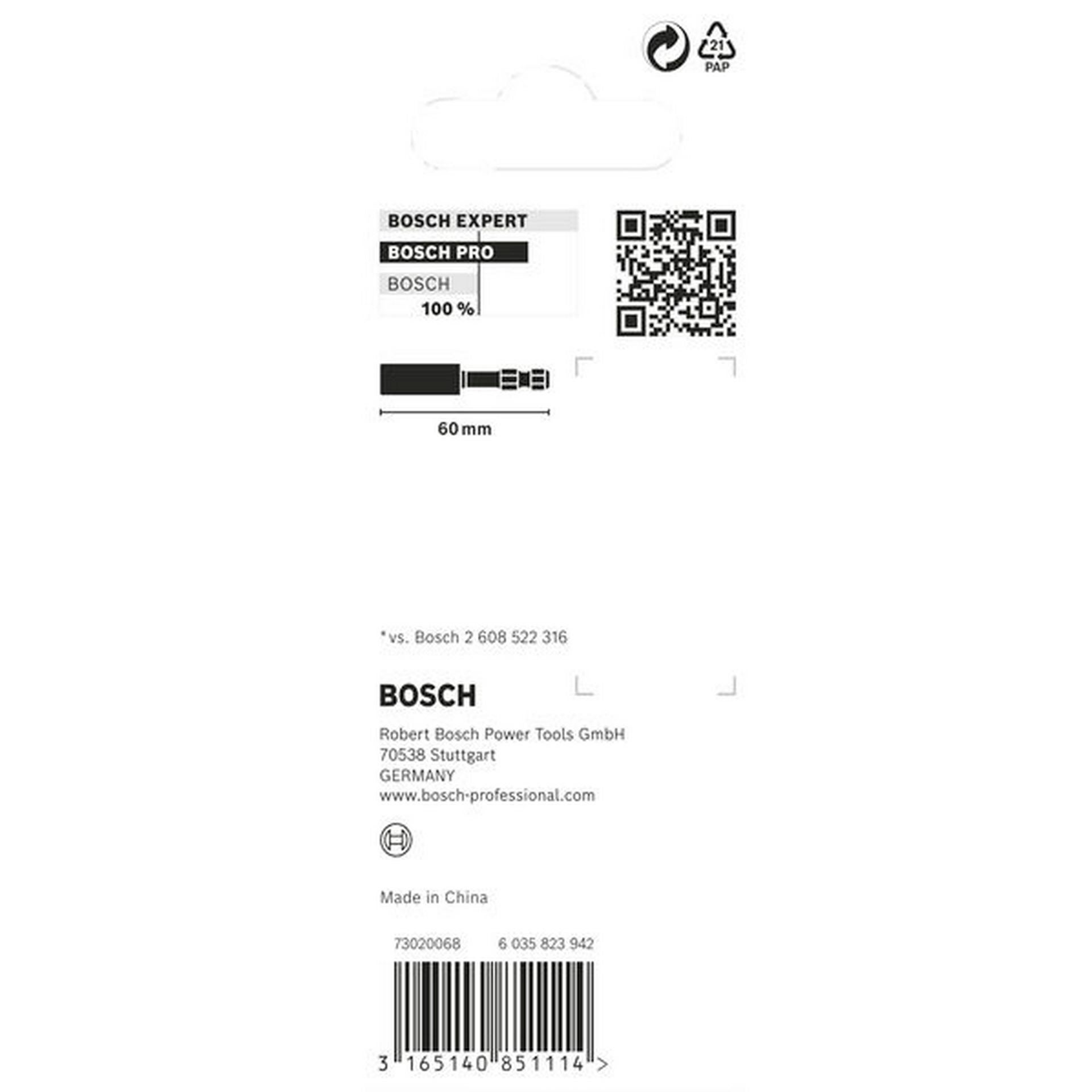 Bosch PRO Standard Bit Holder Impact, 60 mm #2608522321