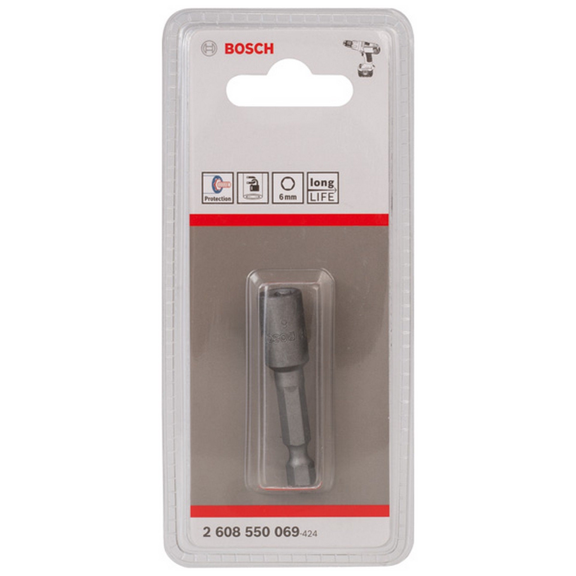 Bosch Steckschlüssel, 50 x 6 mm, M 3,5, mit Magnet #2608550069