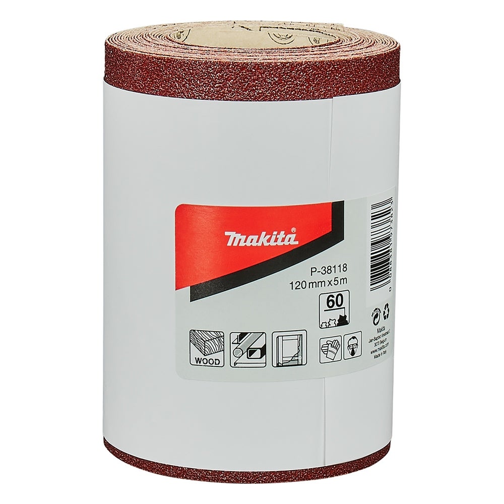Makita Schleifpapier-Rolle, 120 mm x 5 m, K60 #P-38118