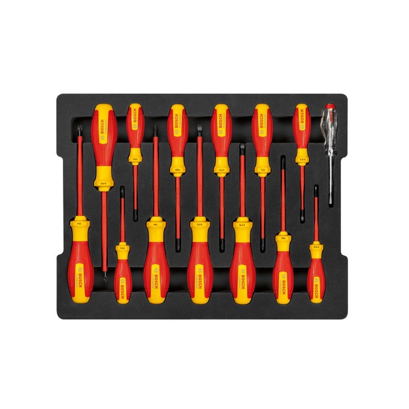 Bosch VDE Set mit verschiedenen Schraubendrehern, 14-teilig #1600A02NF9