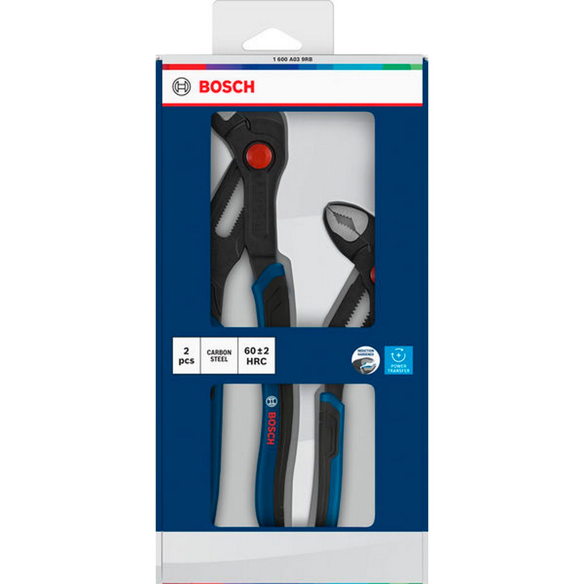 Bosch Wasserpumpenzange Set, Mehrkomponentengriffe, 2-tlg. #1600A039RB