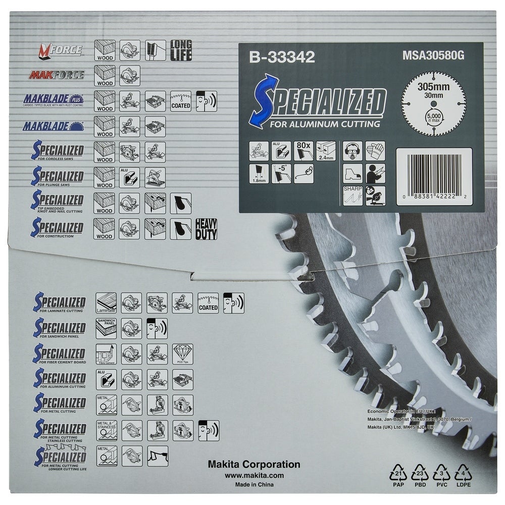 Makita HM-Kreissägeblatt TCT Spezial #B-33342