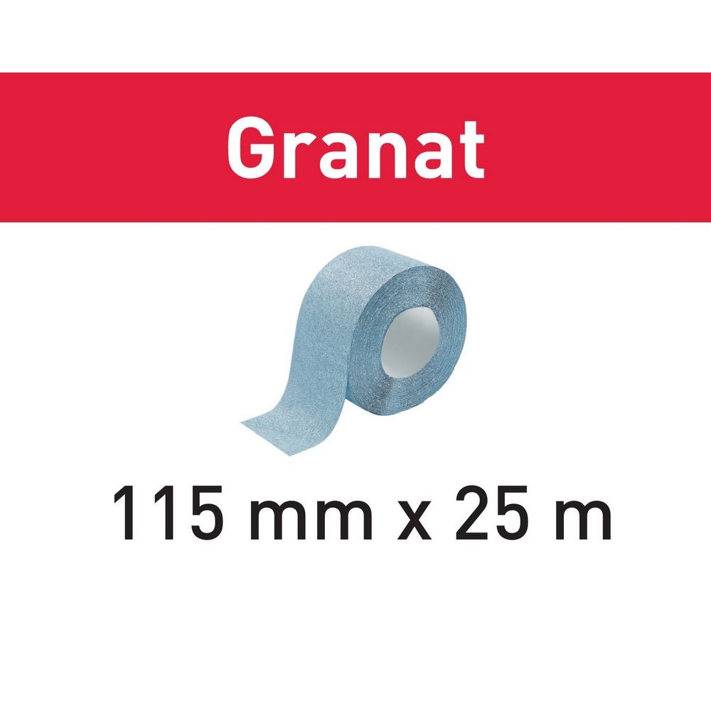 Festool Handschleifrolle Granat 115x25m P80 GR #201105