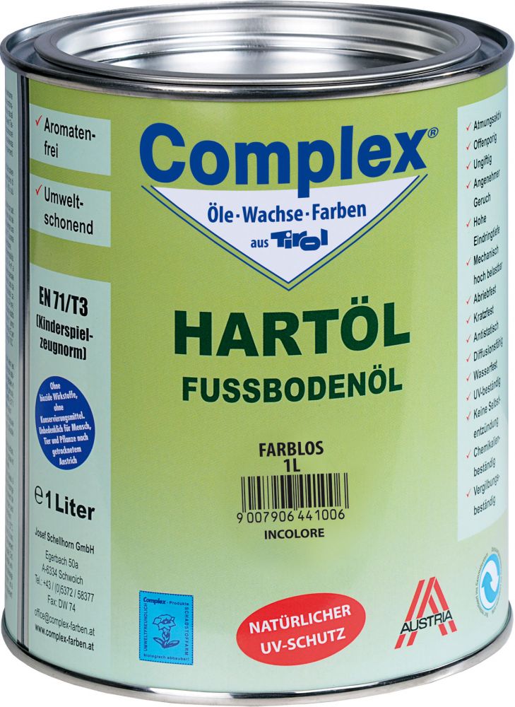 COMPLEX HARTÖL GRUND - 1 Liter Dose - Farblos