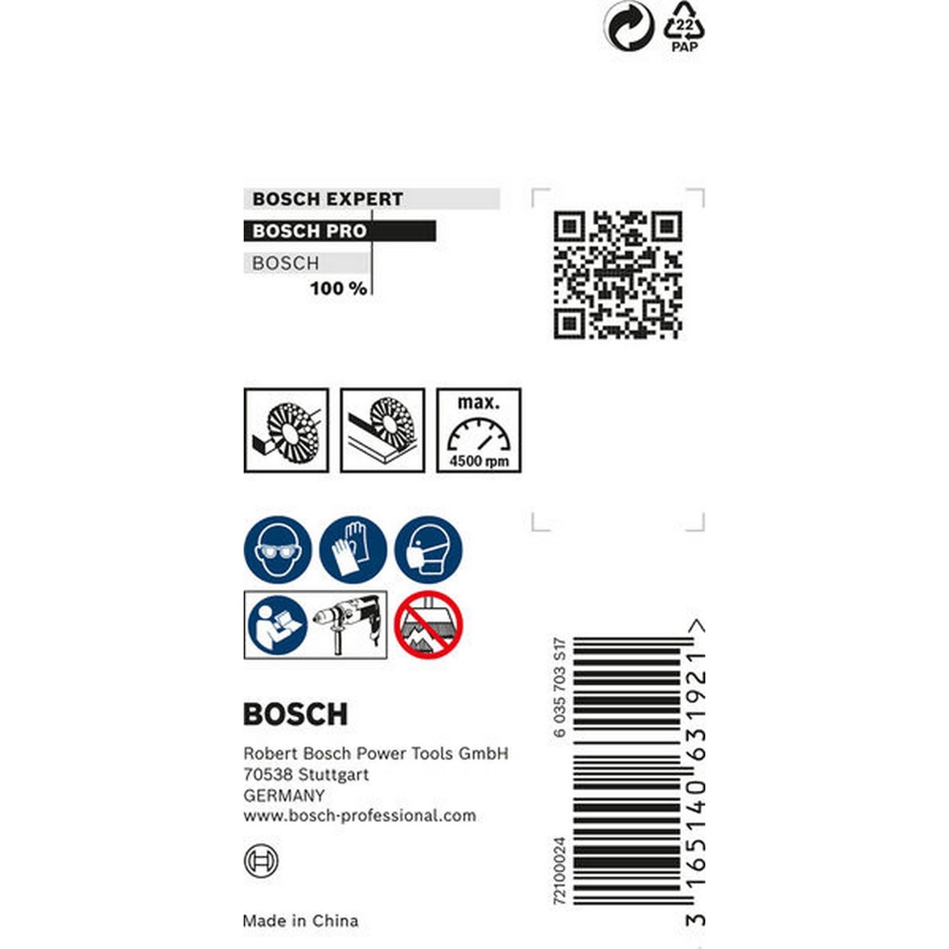 Bosch PRO Metal clean Scheibenbürste, gerader Schaft, 50 x 0,3 mm #2608622112