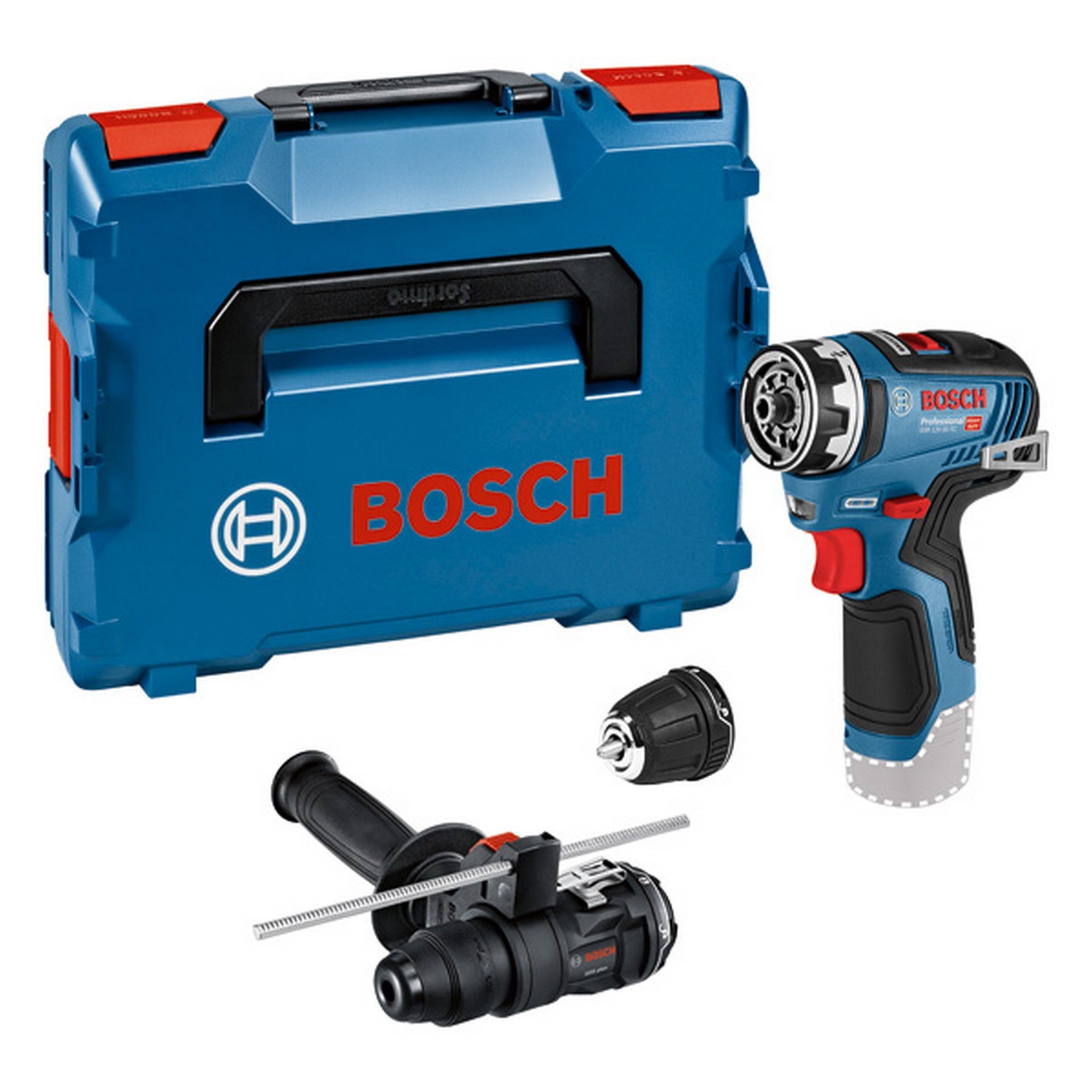 Bosch Akku-Bohrschrauber GSR 12V-35 FC, 2 x Aufsätze in L-BOXX #06019H300B