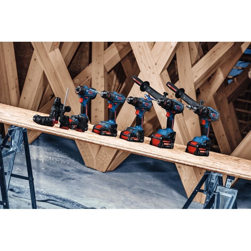 Bosch Akku-Schlagbohrschrauber EXSB18V-90, 2 x EXBA18V-40, L-BOXX 136 #06019R3101