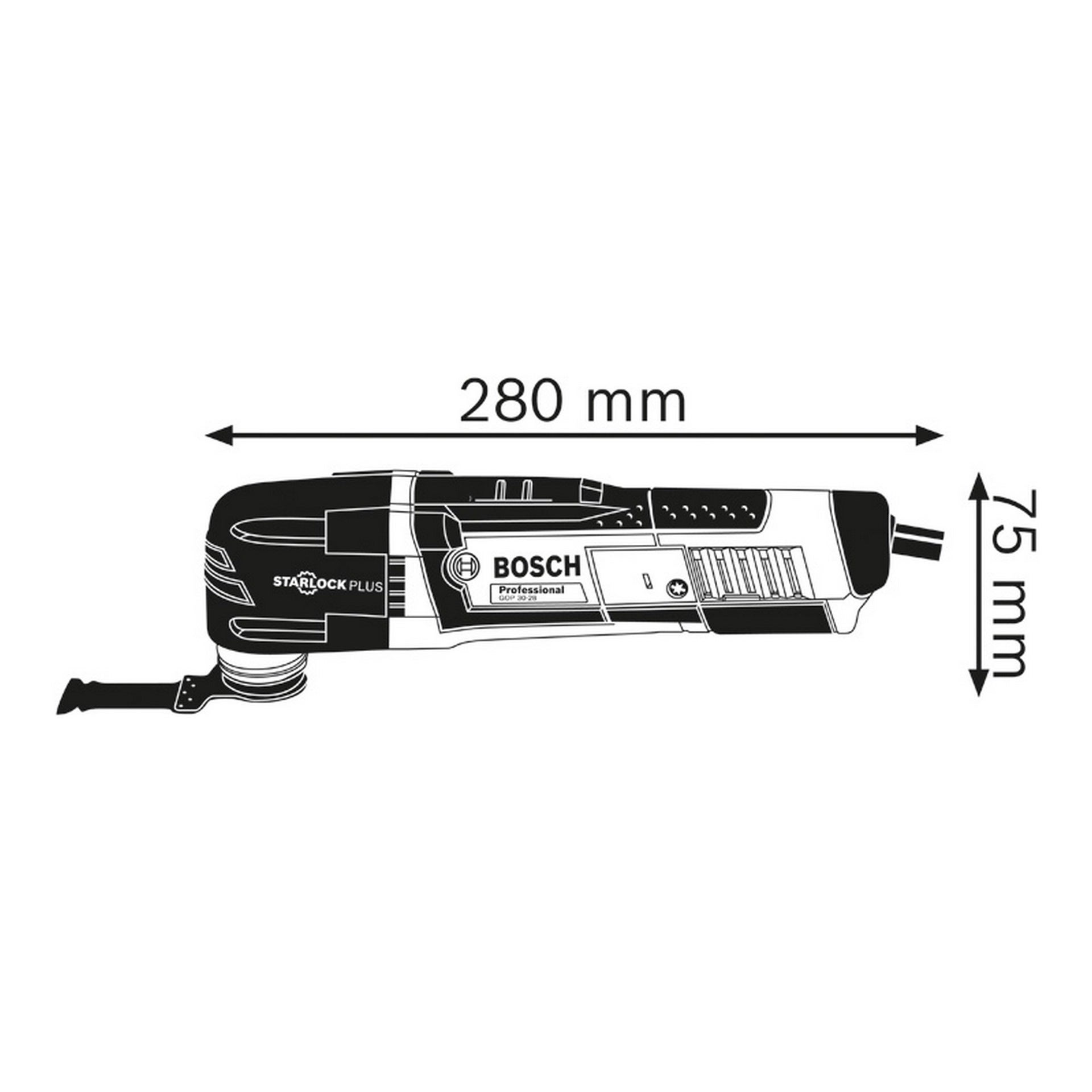 Bosch Multi-Cutter GOP 30-28 in L-BOXX #0601237000