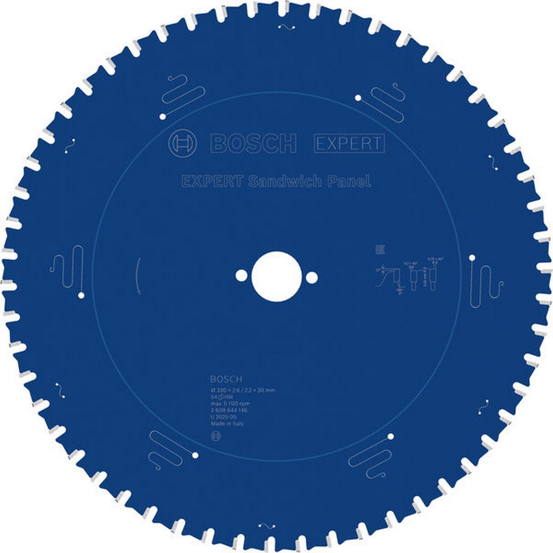 Bosch EXPERT Sandwich Panel Kreissägeblatt, 330x2,6/2,2x30 mm, Z54 #2608644146