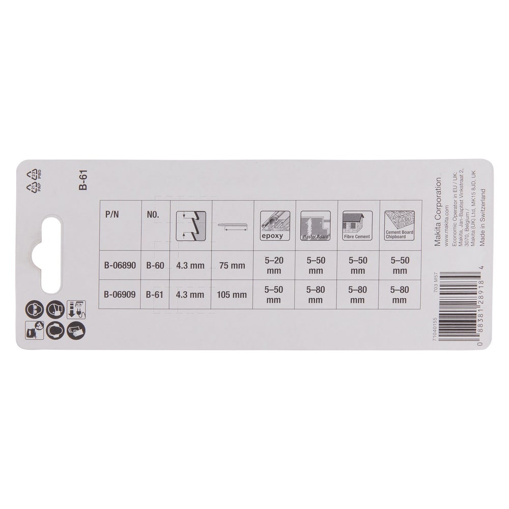 Makita Stichsägeblatt Spezial #B-06909