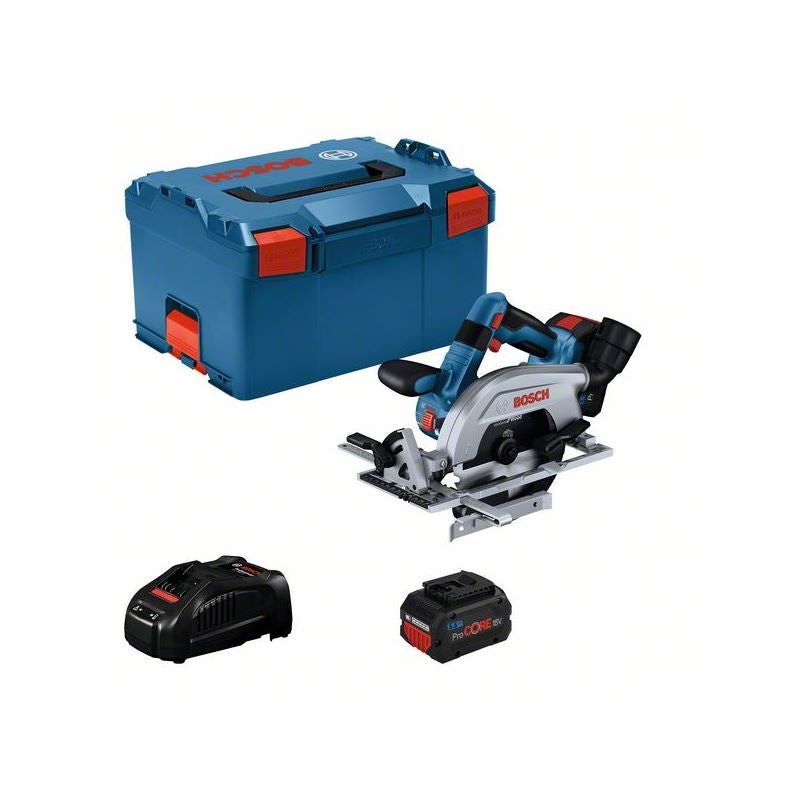 Bosch Akku-Kreissäge GKS 18V-57-2 L, 2 x Akku ProCORE18V 5.5Ah in L-BOXX #06016C1102
