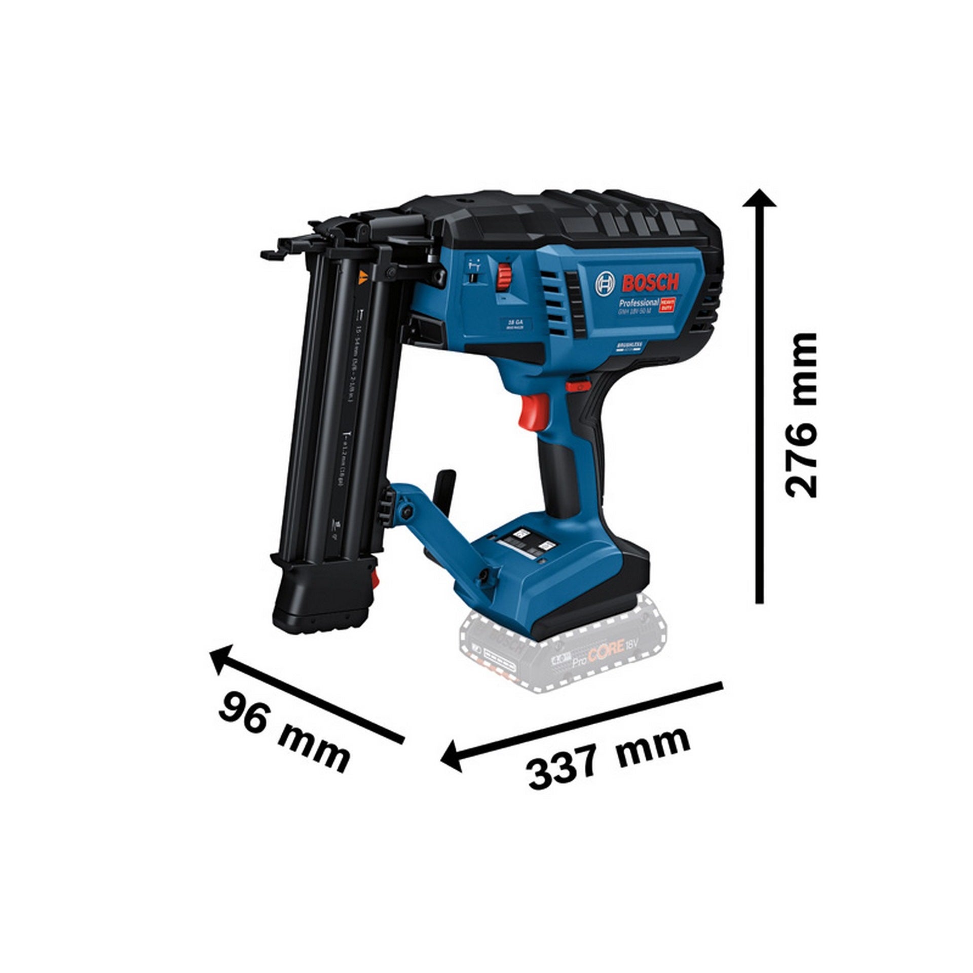 Bosch Akku-Holznagler GNH 18V-50 M #0601482400