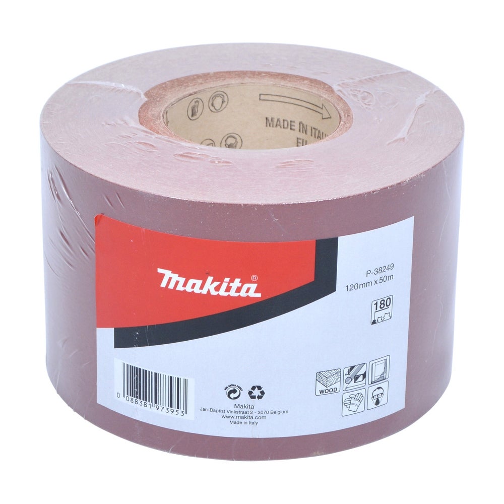 Makita Schleifpapier-Rolle, 120 mm x 50 m, K180 #P-38249