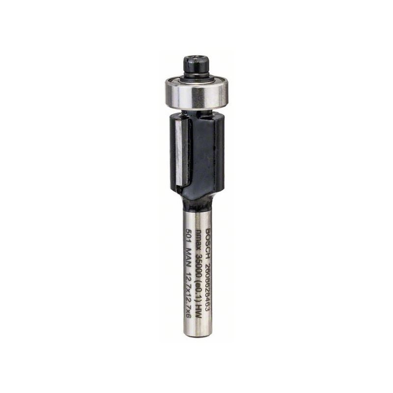 Bosch PRO Bündigfräser mit unterem Kugellager, D 12,7 mm, L 12,7 mm, S 6 mm #2608628463