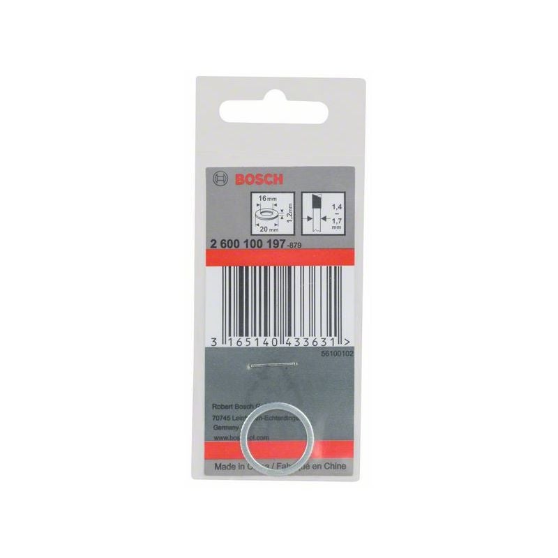 Bosch Reduzierring für PRO Kreissägeblatt, 20 x 1,2 x 16 mm #2600100197