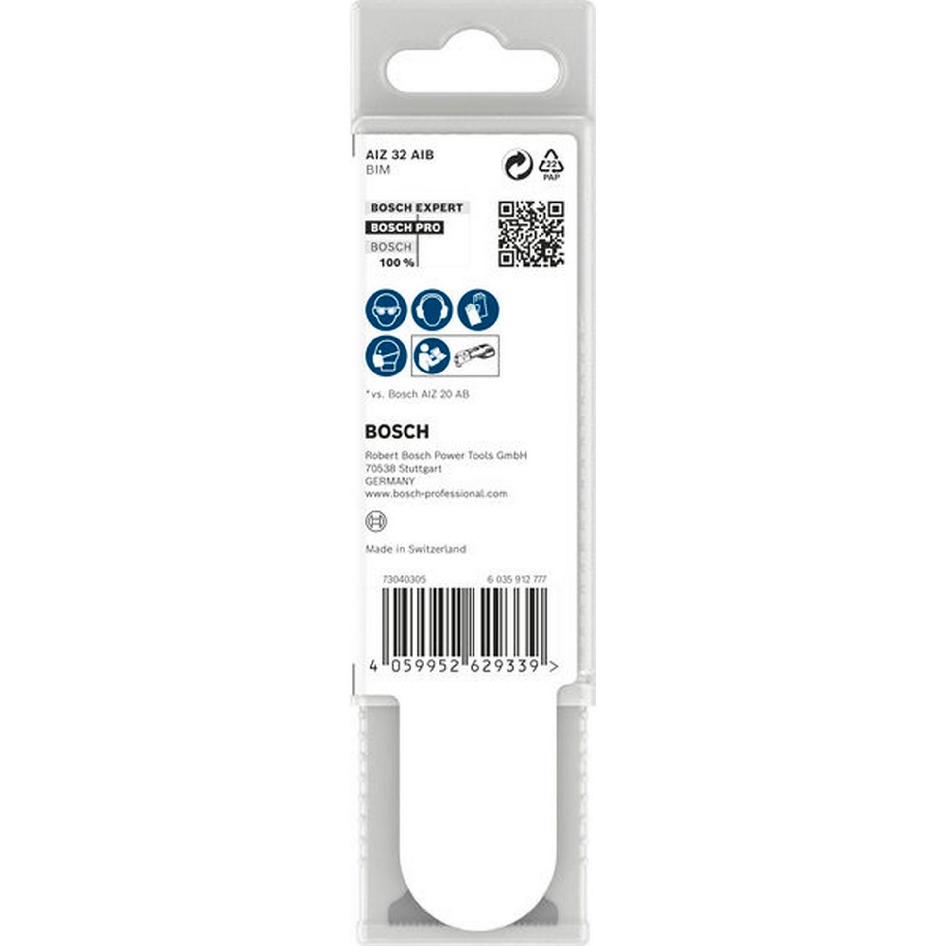 Bosch PRO AIZ 32 AIB Blatt für Multifunktionswerkzeuge, 32 x 50 mm, 10-tlg. #2608669076