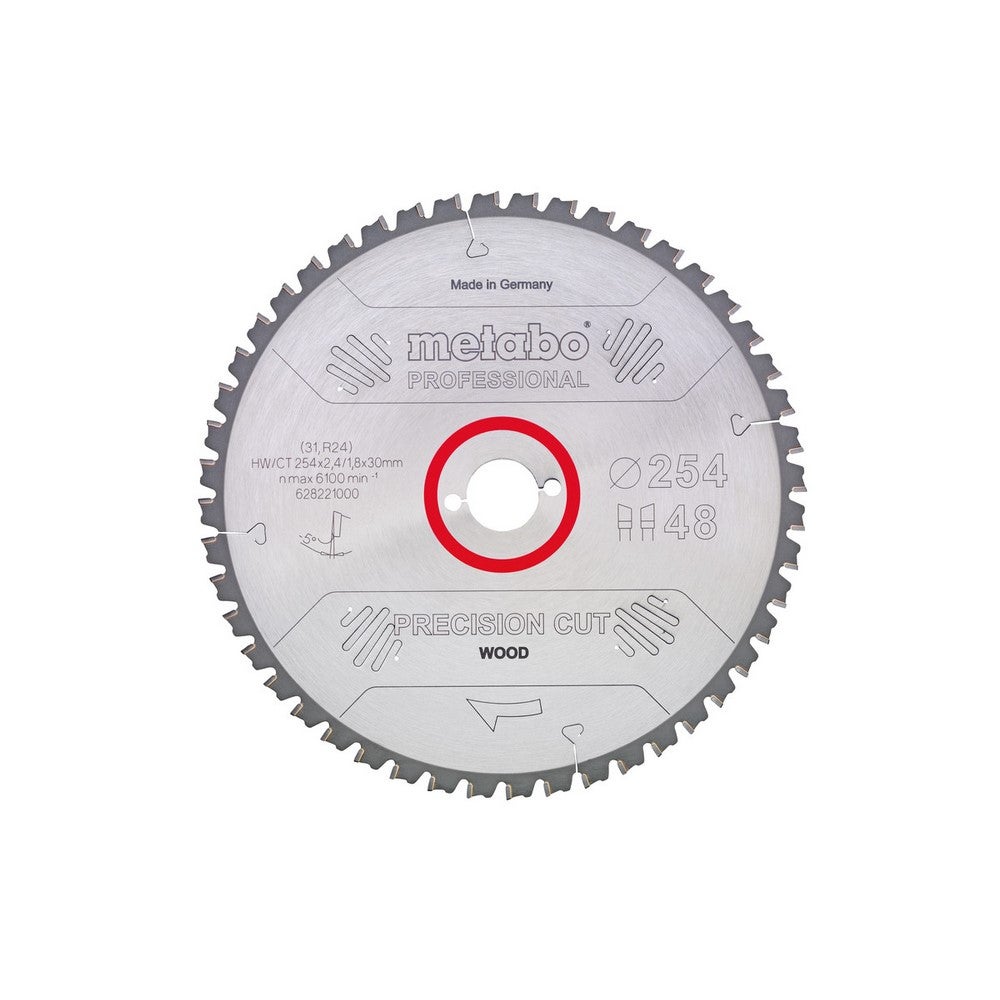 Metabo PrecisionCutProf 254x30, 48 WZ 5°neg