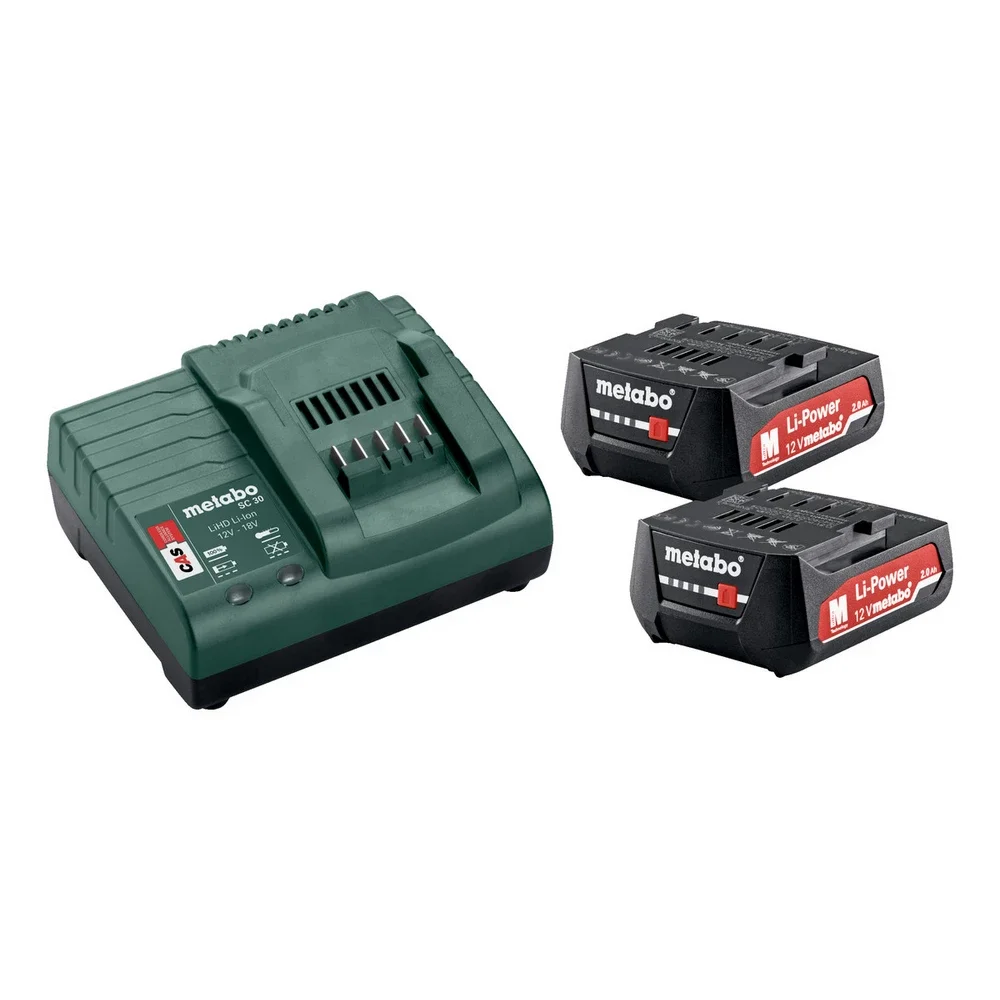 Metabo Basic-Set 12V 2 x 2,0 Ah