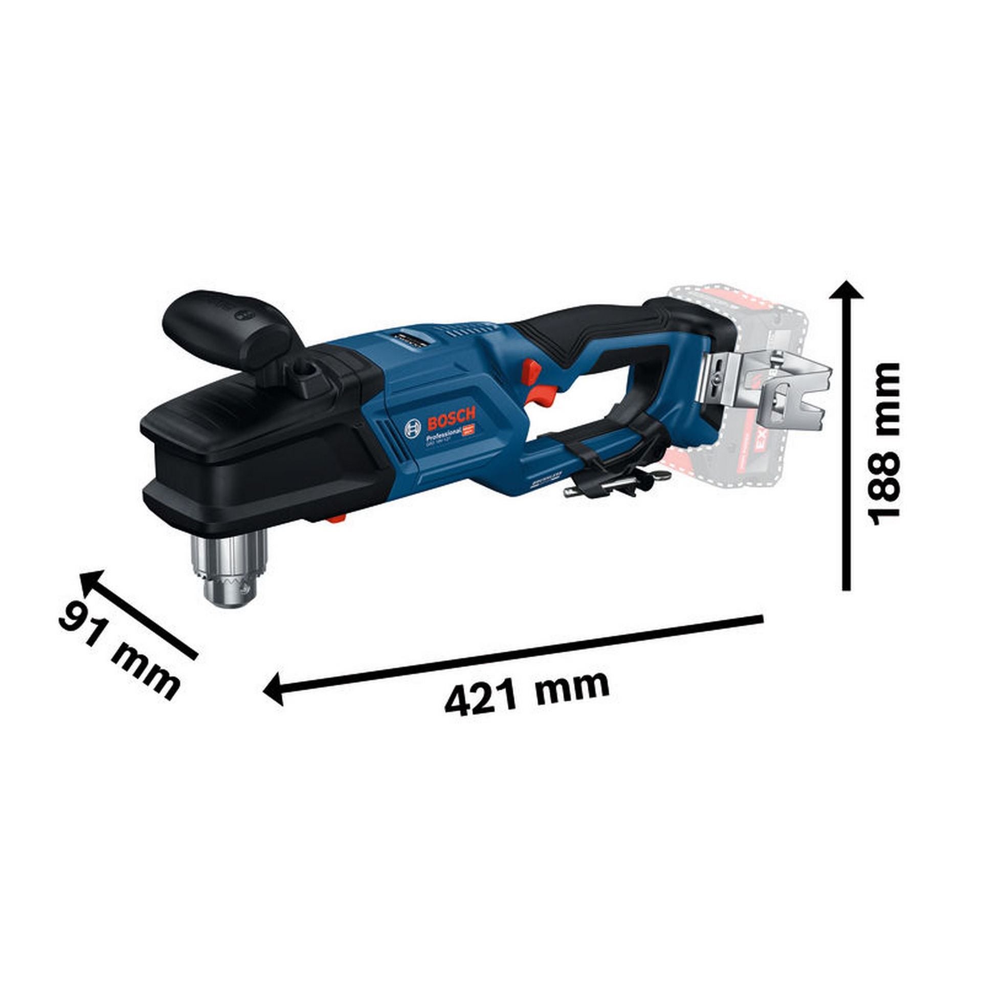 Bosch Akku-Winkelbohrmaschine GRD 18V-127 #06019N5000