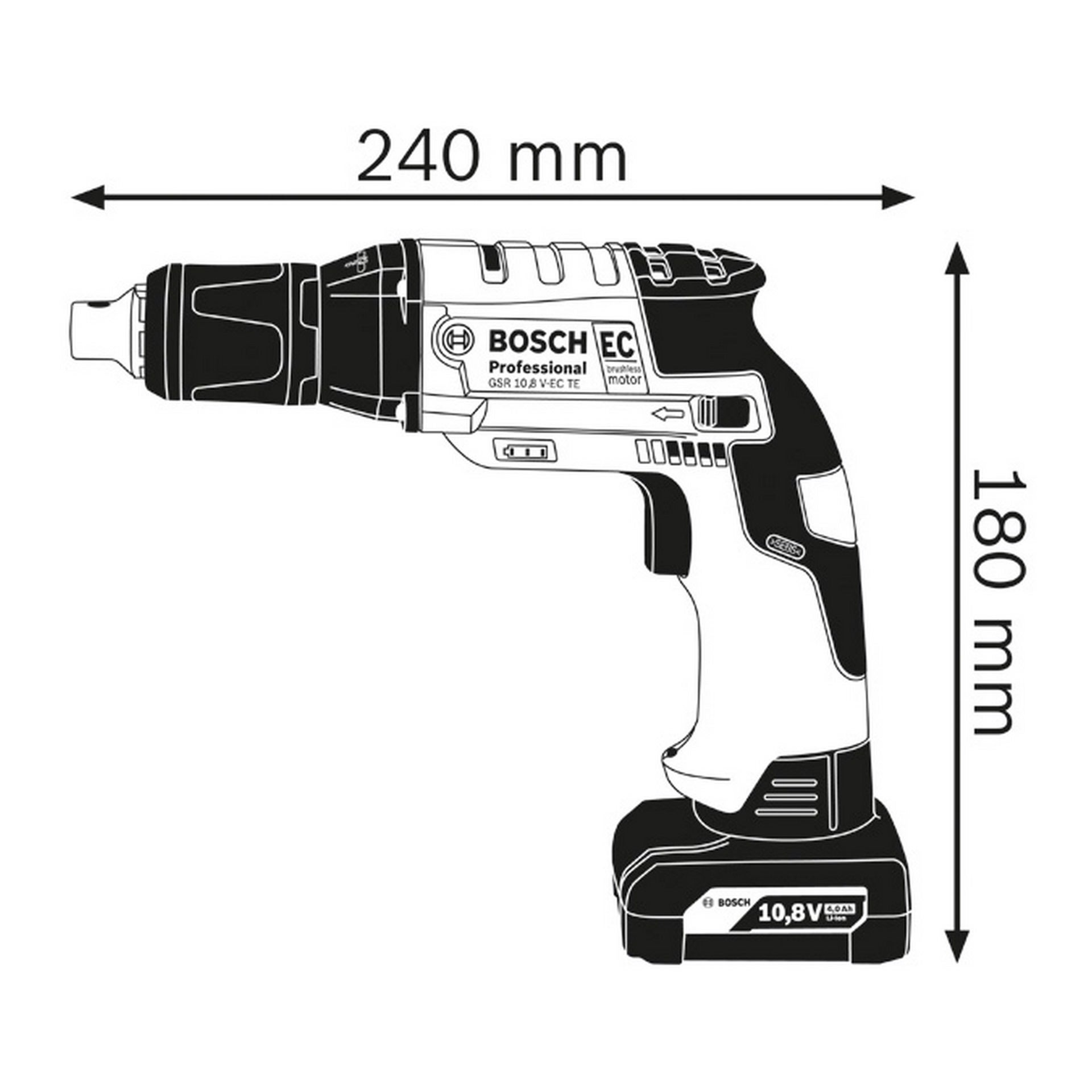 Bosch Akku-Trockenbauschrauber GTB 12V-11 in L-BOXX #06019E4003