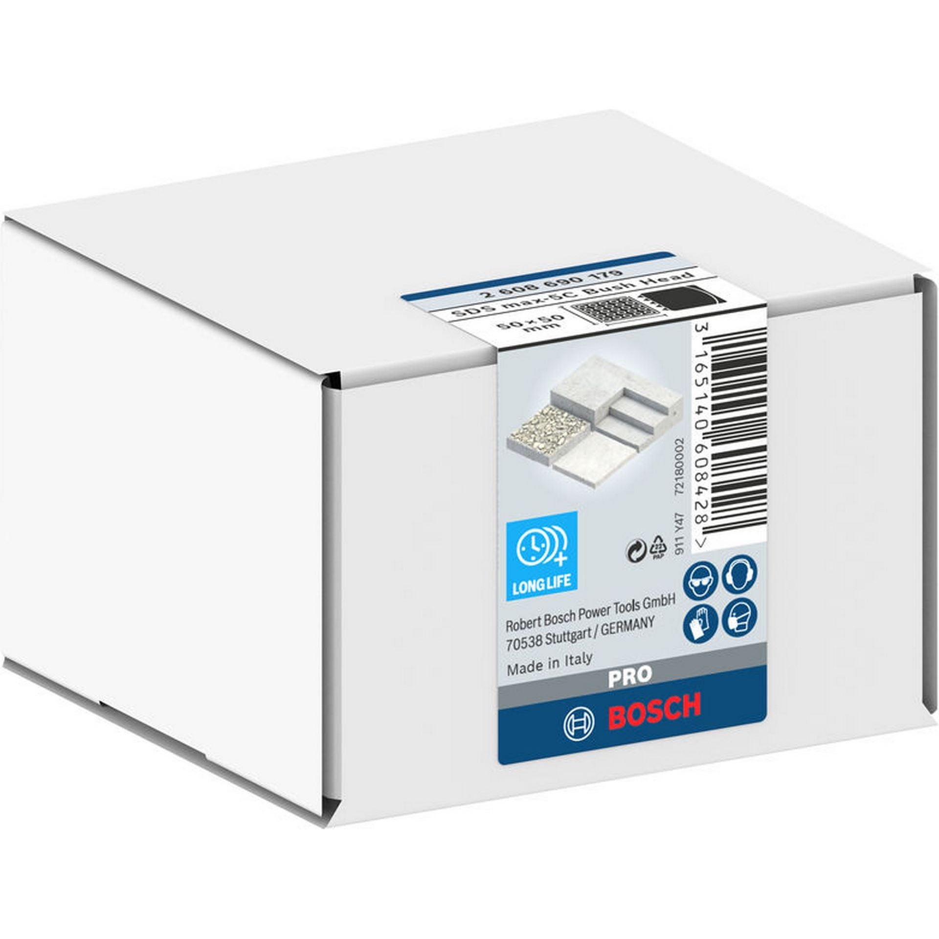 Bosch PRO SDS max-5C Carbide-Stockerplatte, 50 x 50 mm #2608690179