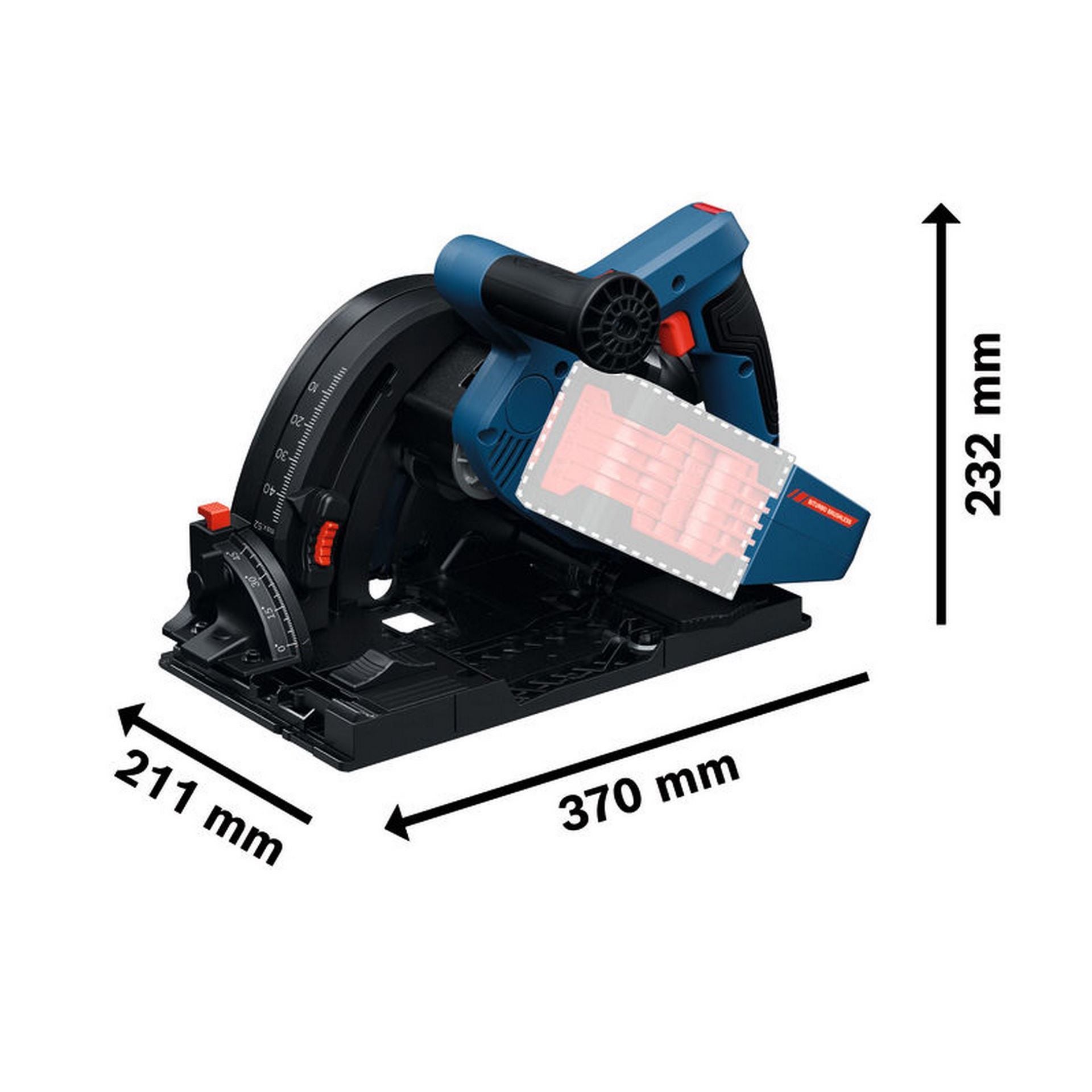 Bosch Akku-Tauchsäge EXKT18V-52G in L-BOXX #06016B4100