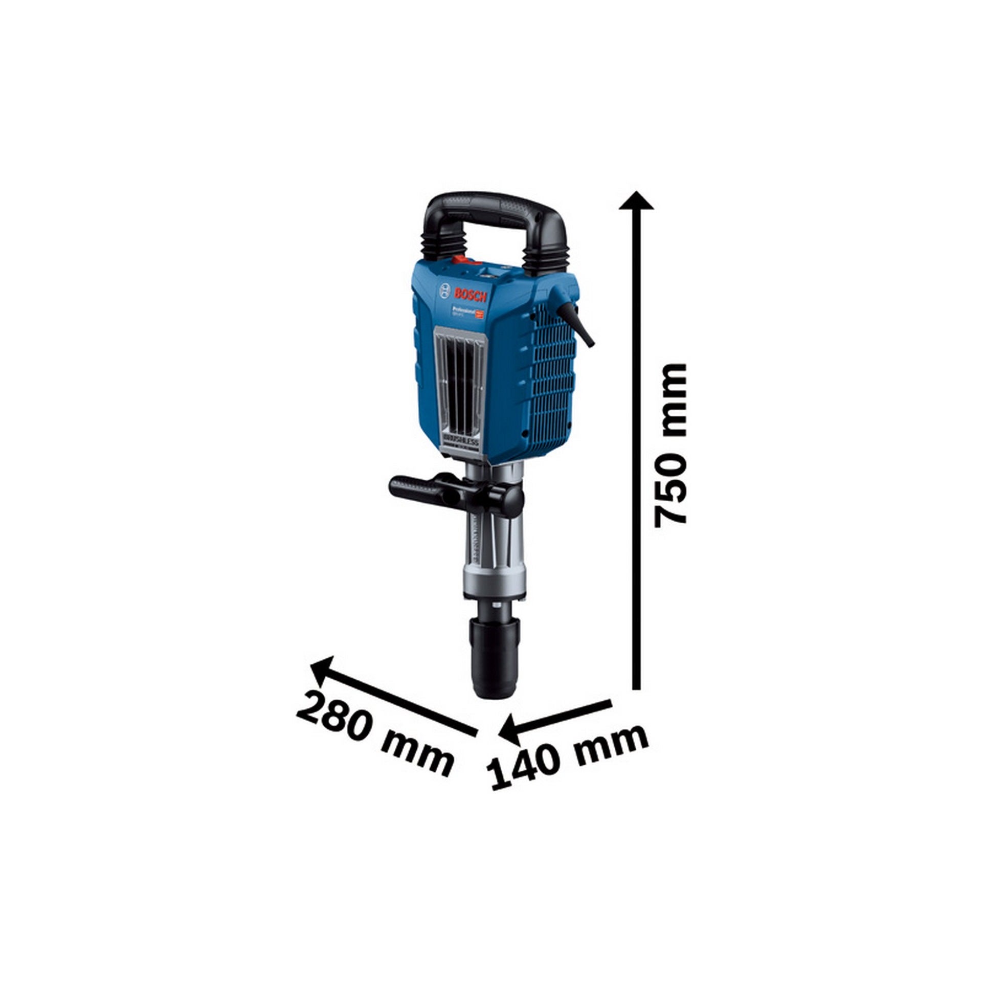 Bosch Abbruchhammer GSH 14 C im Handwerkerkoffer #0611344020