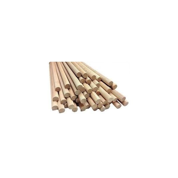 Holz Riffelstab | Holzart: Buche | Format: 6 x 1000 mm | 1VPE = 100 Stk.