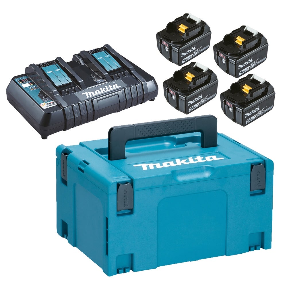 Makita Akku Power Source Kit 4 x 5,0 Ah LXT 18 V 197626-8