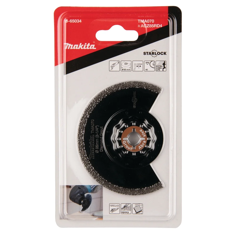 Makita Eintauch und Segmentsägeblatt DIA, 85 mm, TMA070 #B-65034