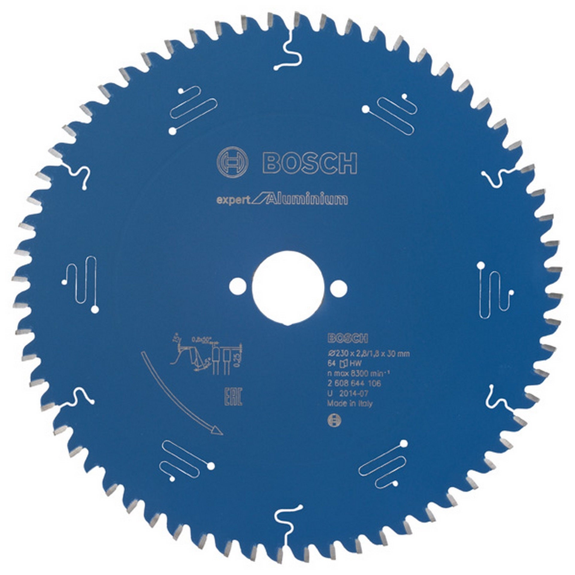 Bosch Kreissägeblatt Expert for Aluminium, H 230 x 30, Z64 #2608644106