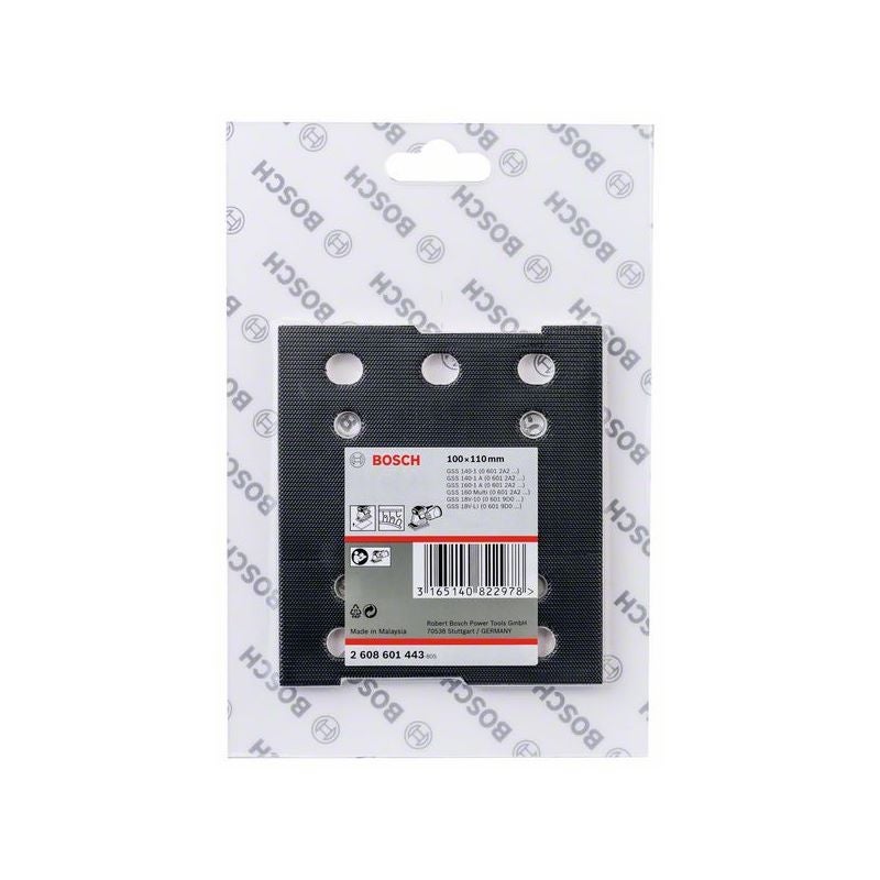 Bosch PRO Schleifplatte, Klettverschluss, 100 x 110 mm #2608601443
