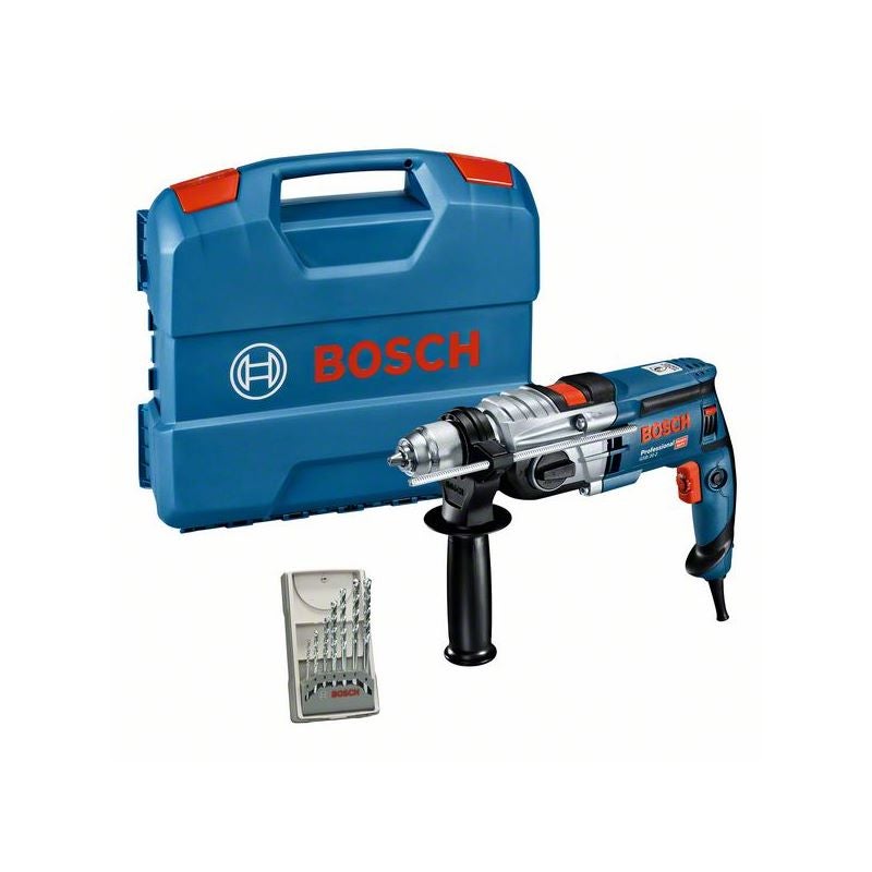 Bosch Schlagbohrmaschine GSB 20-2, 7-tlg. Steinbohrer-Set CYL-1 in L-Case #060117B401