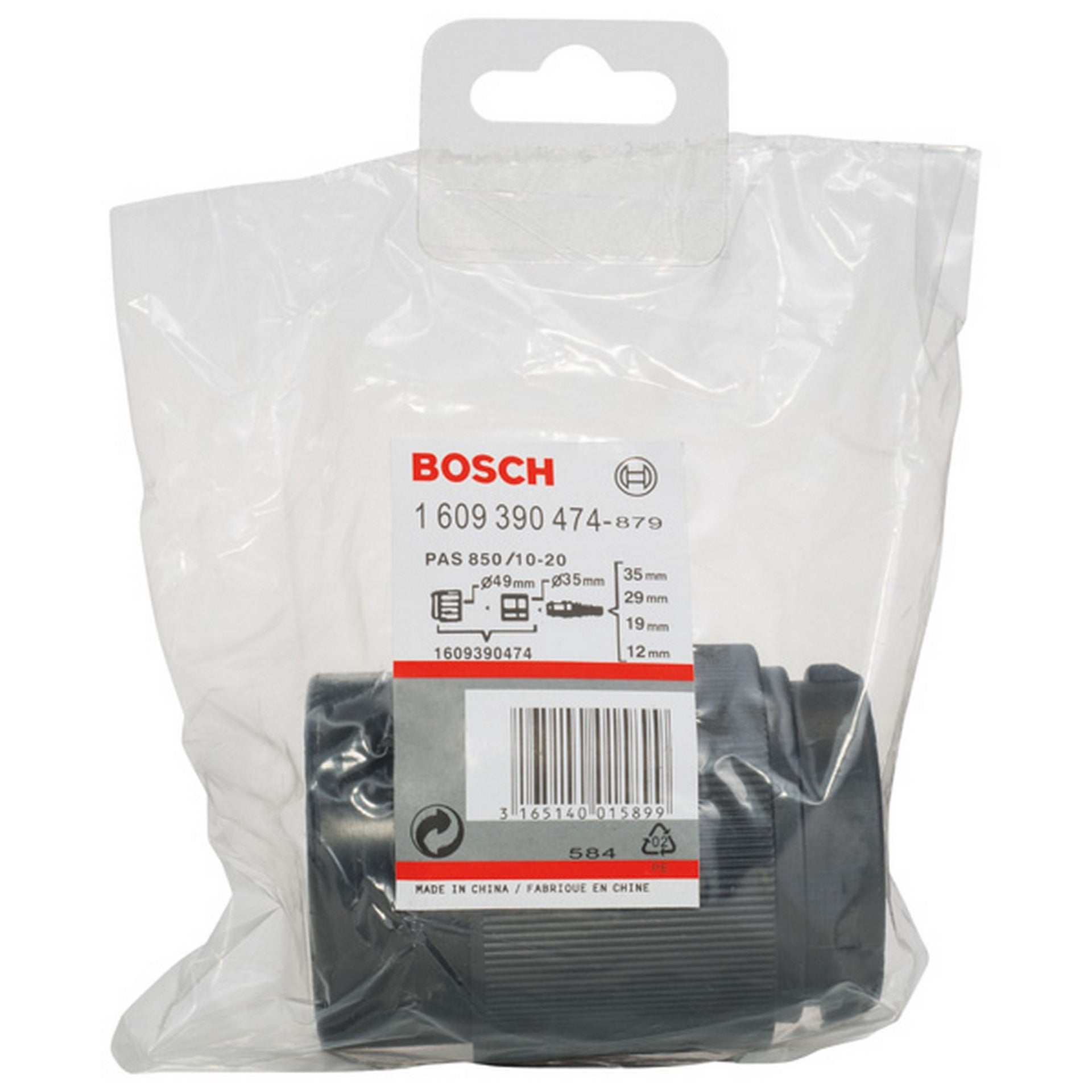 Bosch Adapter zweiteilig für Bosch-Sauger, 35 mm #1609390474