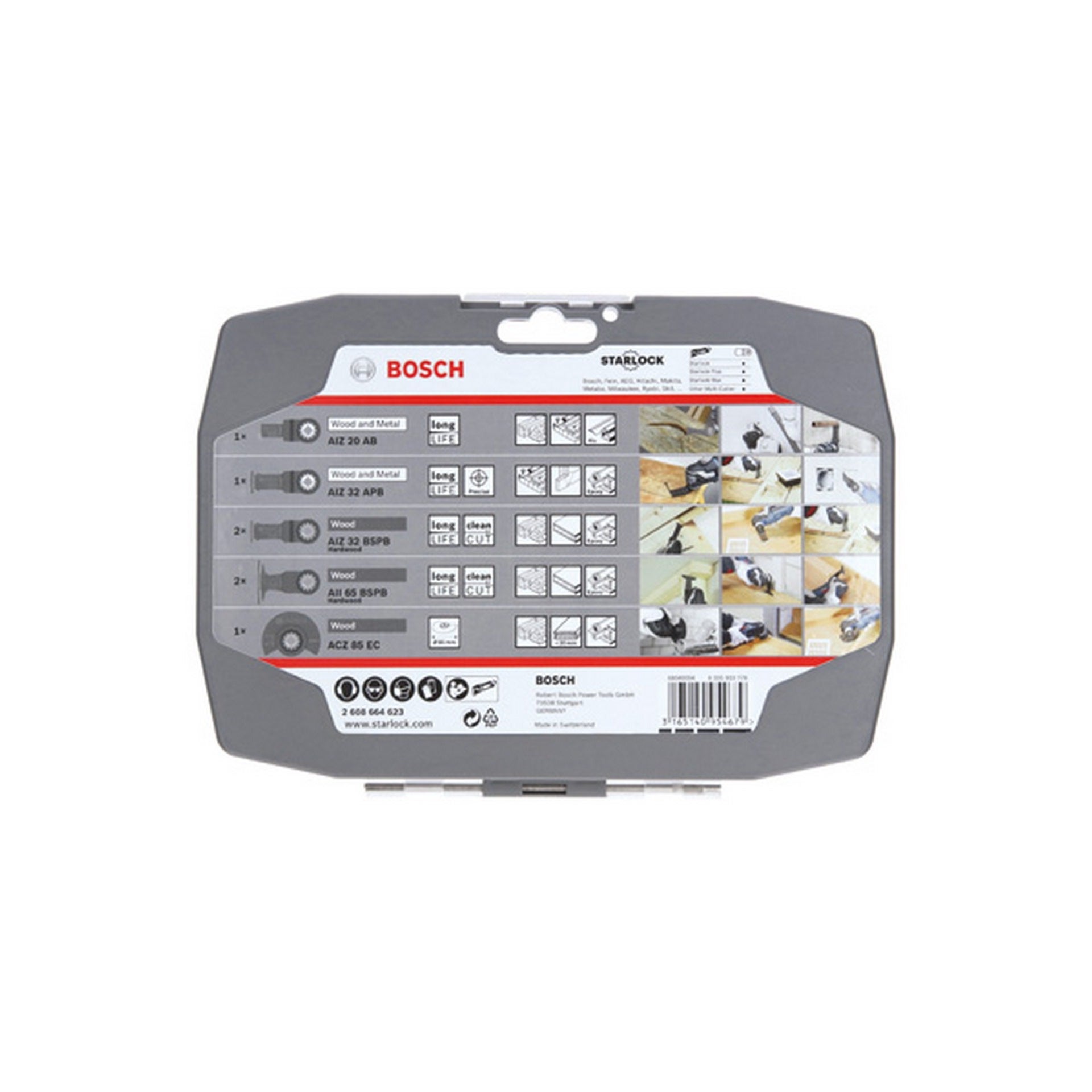 Bosch Starlock Set für Holz ACZ 85 EC, All 65 BSPB, AIZ 32 APB/32 BSPB/20 AB #2608664623