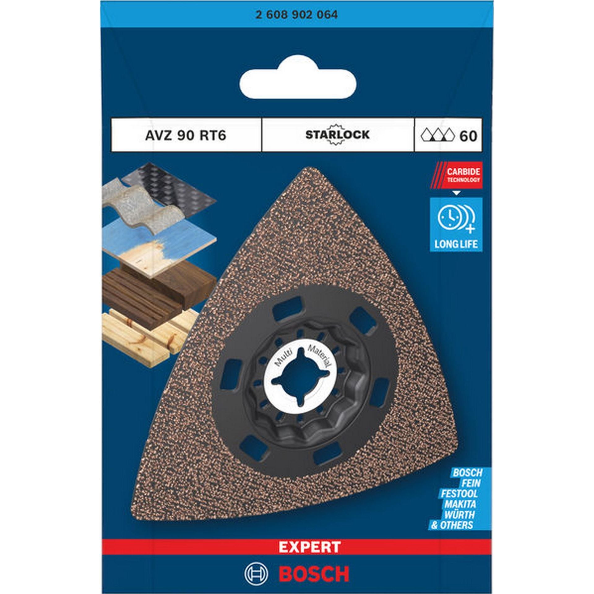 Bosch EXPERT AVZ 90 RT6 Schleifplatte, 90 mm #2608902064