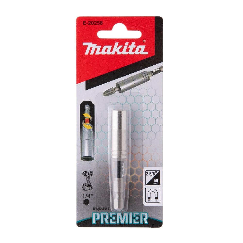 Makita Torsion Bithalter Impact Premier, 68 mm, 1/4" #E-20258