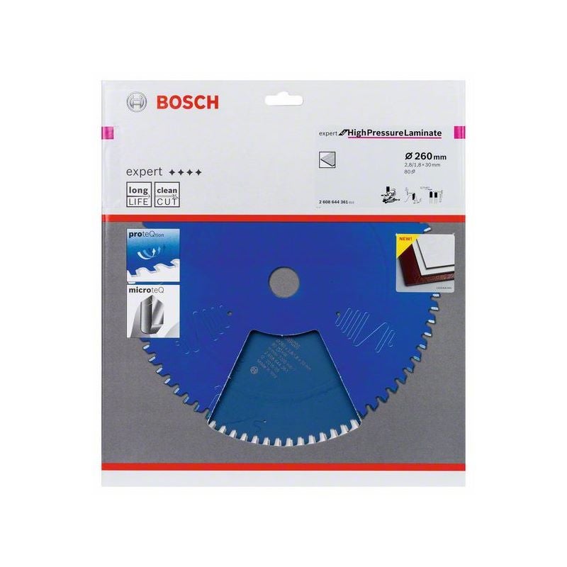 Bosch Expert for High Pressure Laminate Kreissägeblatt 260x30-80 #2608644361