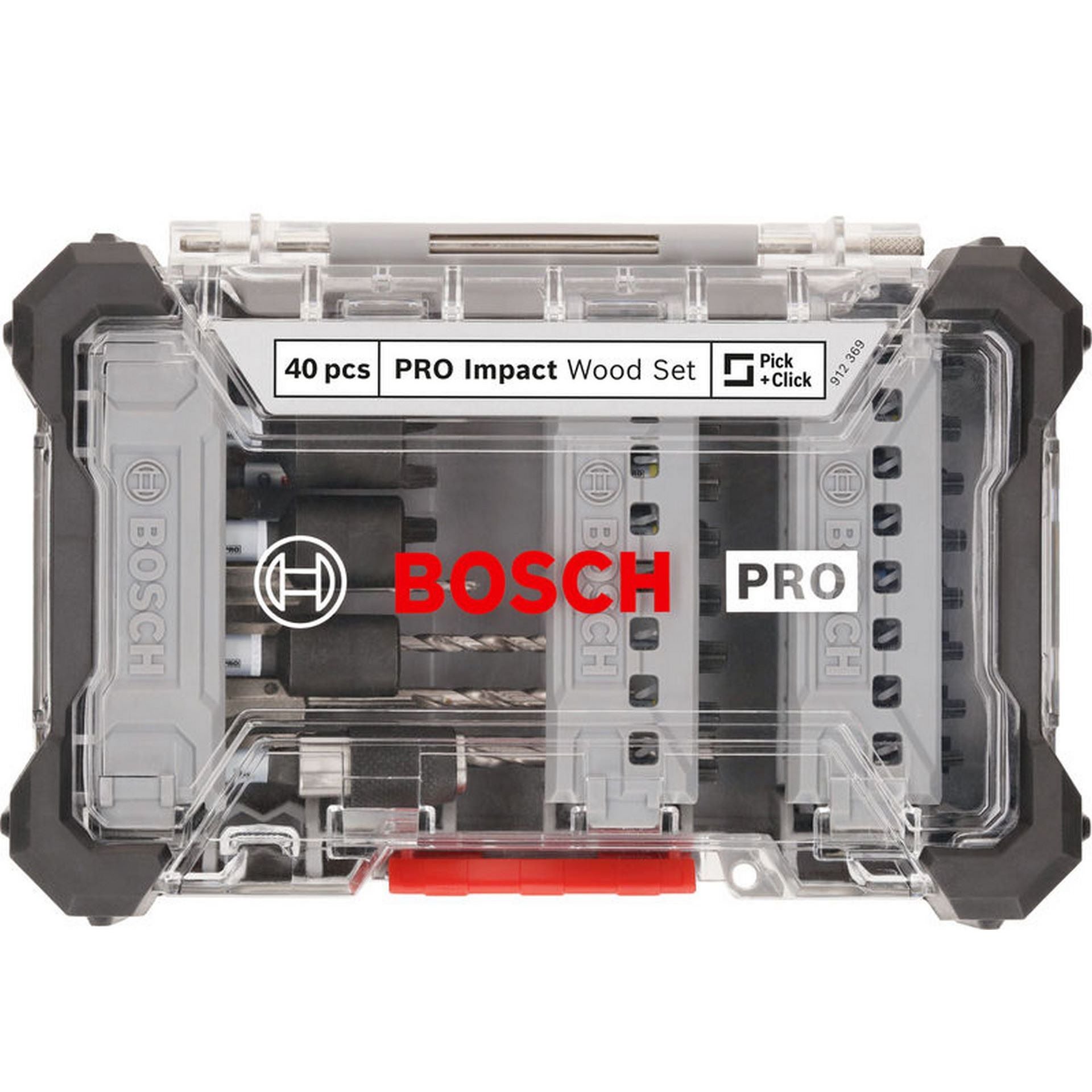 Bosch PRO Impact Schrauberbits und Holzbohrer Set, 40-tlg. #2608521U87