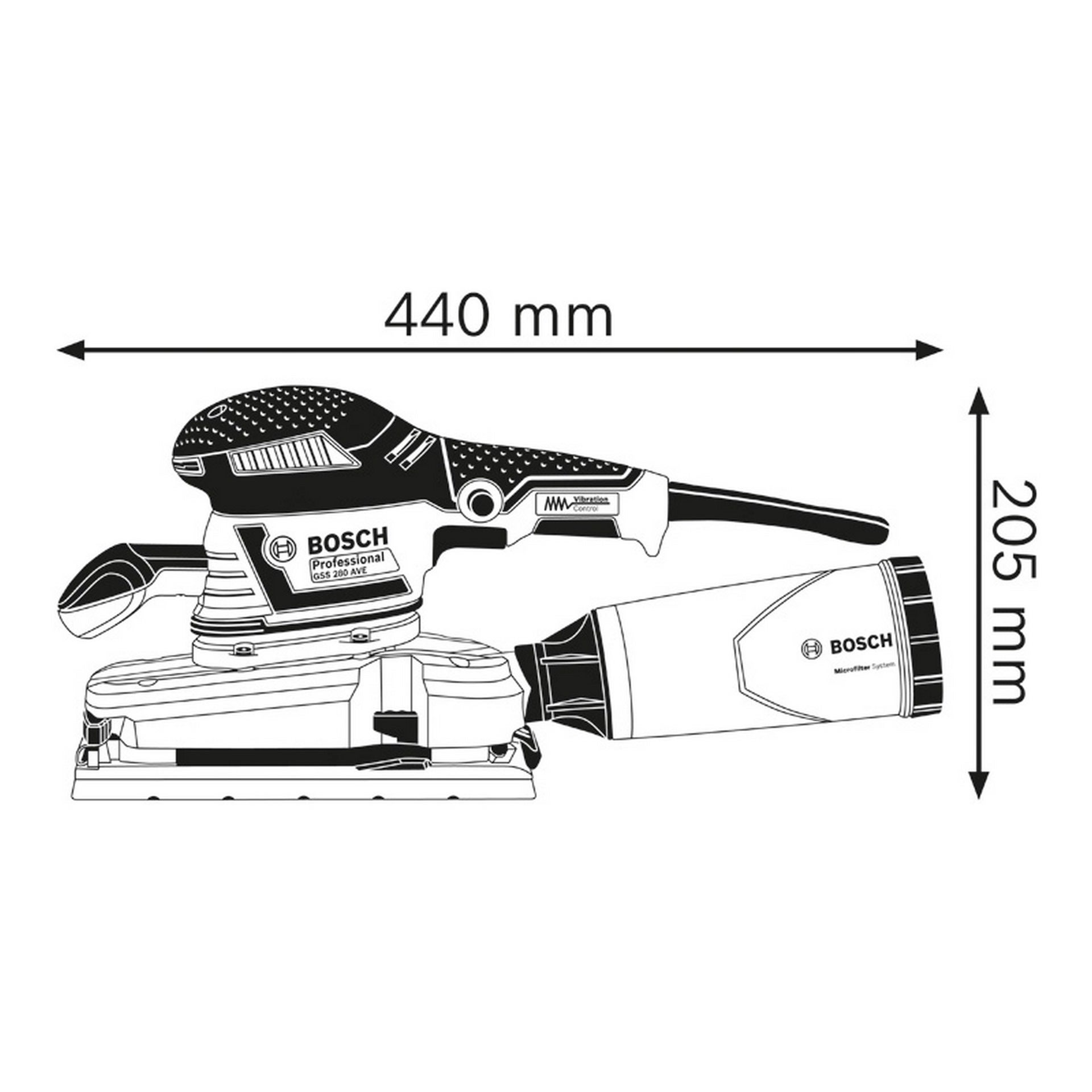 Bosch Schwingschleifer GSS 280 AVE #0601292902