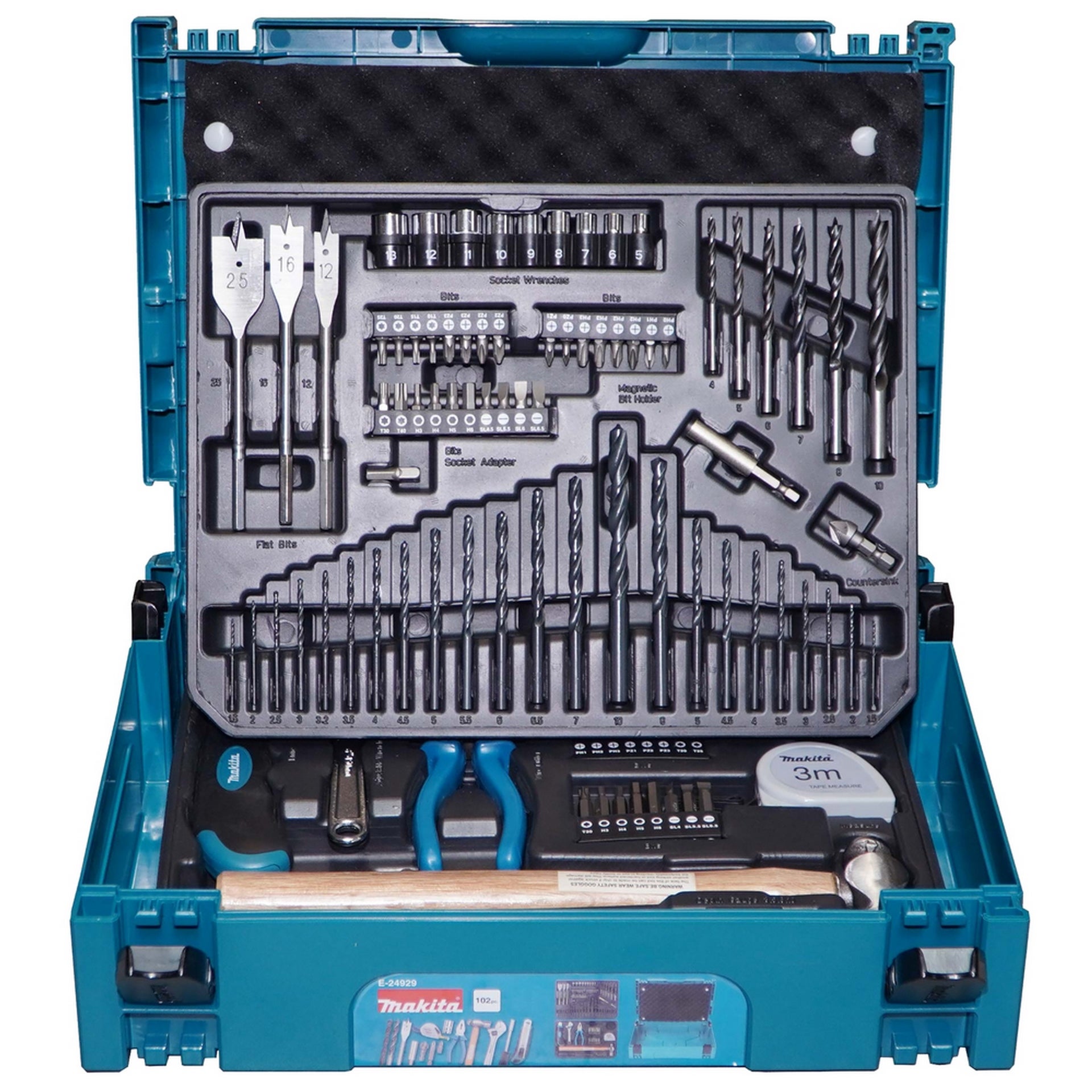 Makita Bohrer- und Bitset 102-teilig #E-24929