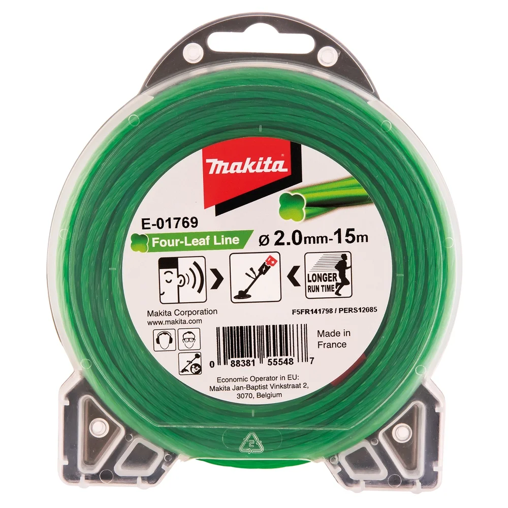 Makita Ersatzfäden-Lärmarm (Kleeblatt-Querschnitt) #E-01769