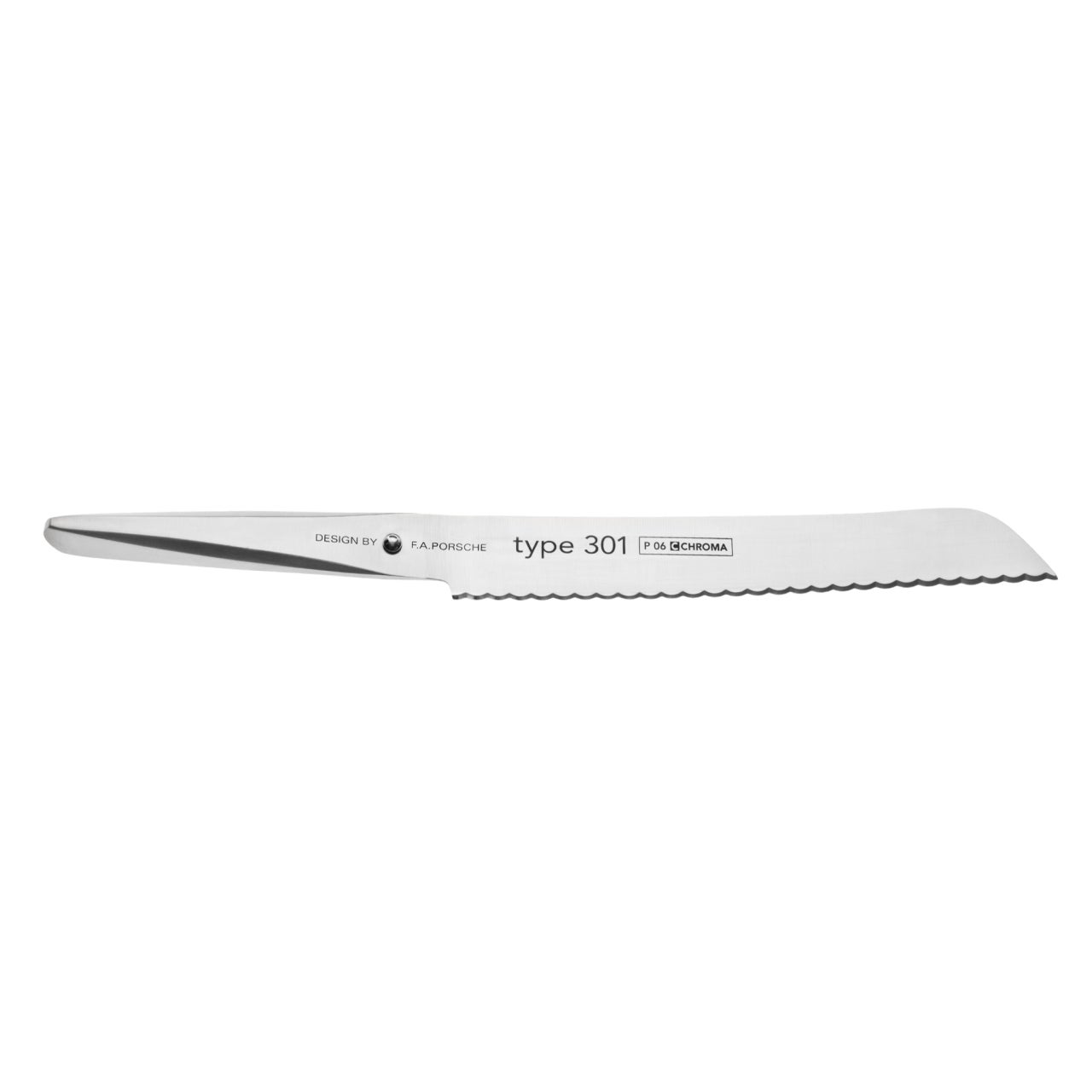 CHROMA Type 301 Brotmesser, 20,9 cm, P-06
