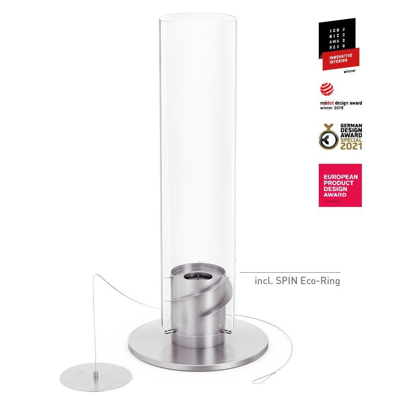Tischfeuer 1500 SPIN silber