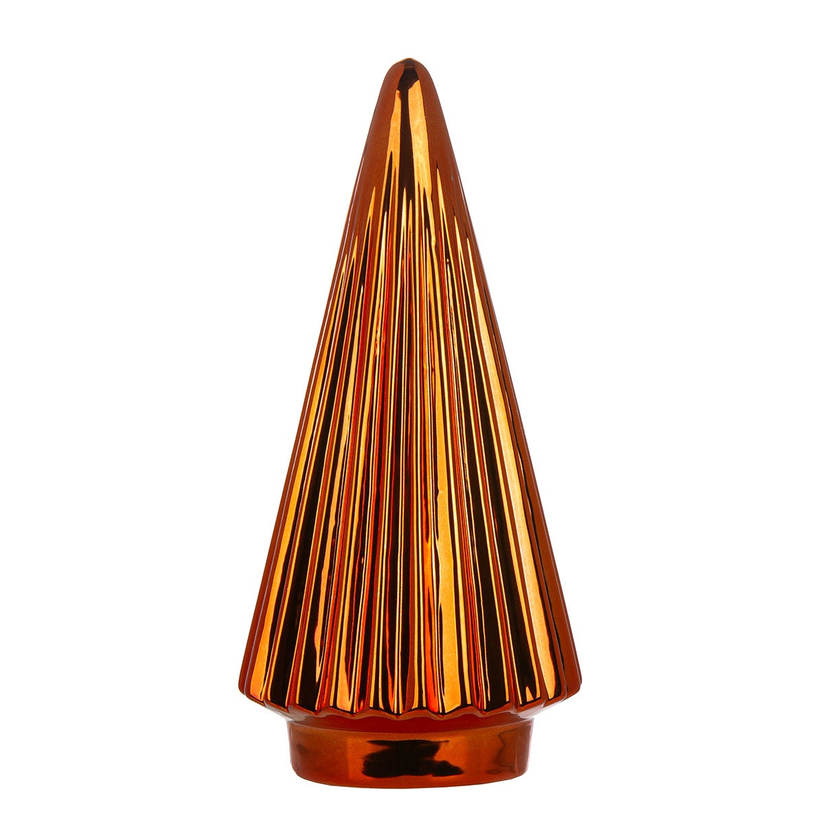 Tannenbaum "Empress" 12x22cm orange (Keramik)