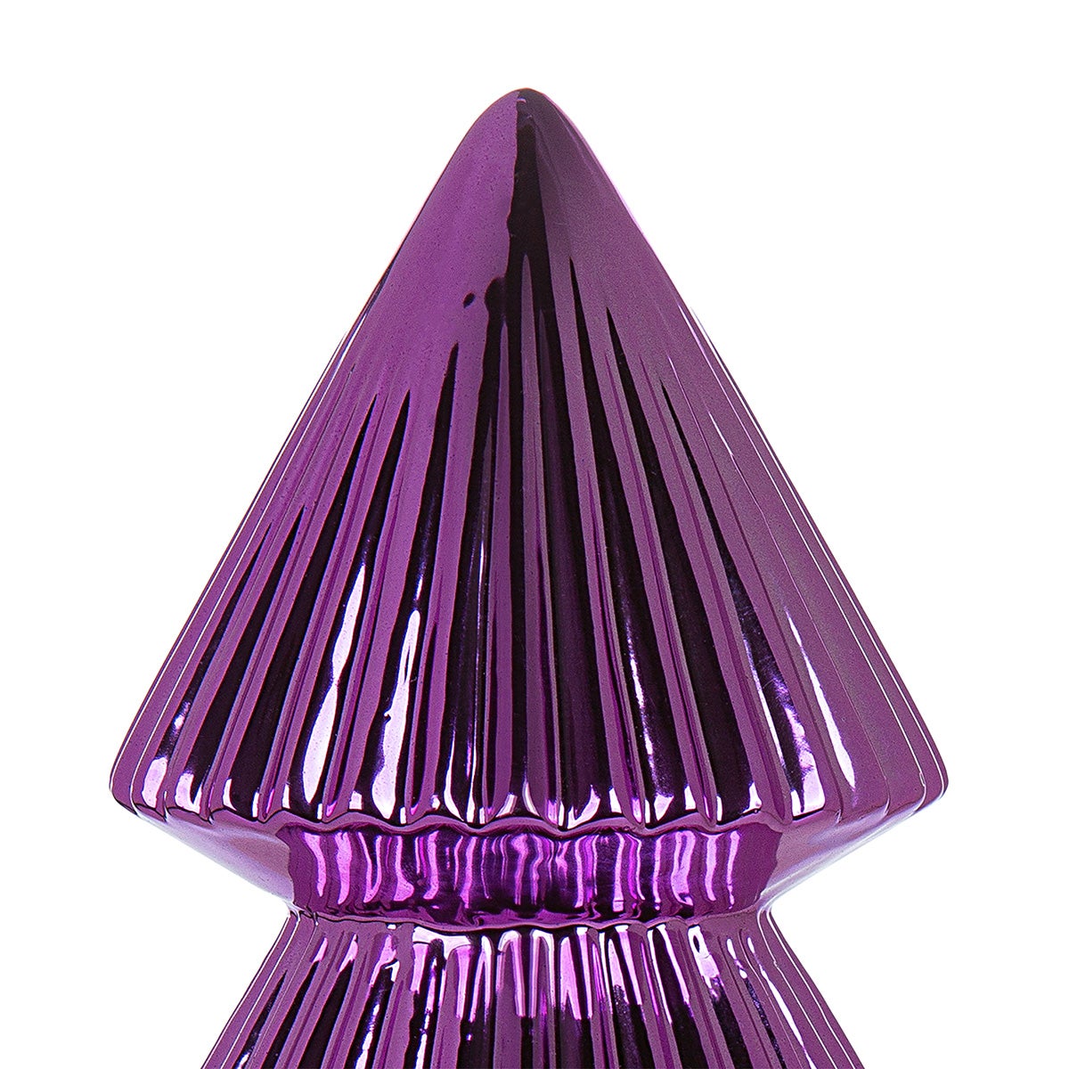 Tannenbaum "Empress" 10,5x27,5cm lila (Keramik)