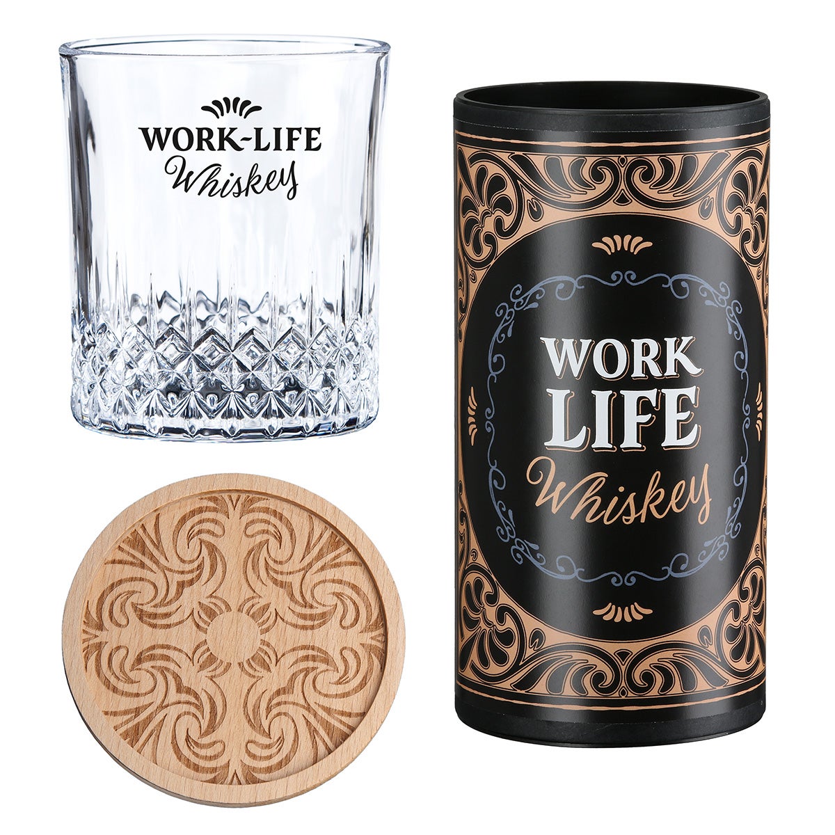 2-tlg-Whiskey-Set "Work-Life"