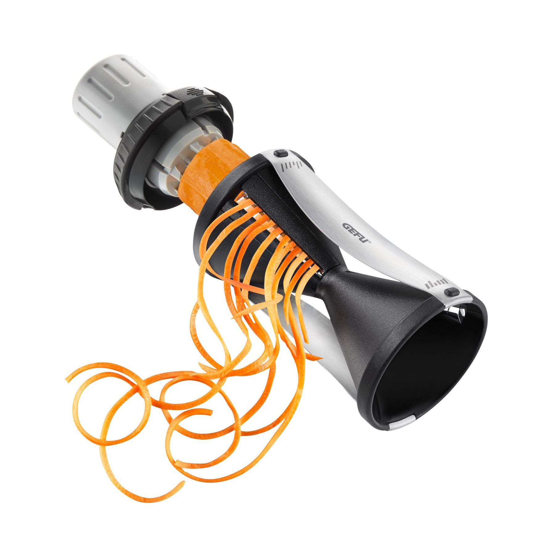 GEFU Spiralschneider SPIRELLI® 2.0 inkl. Sparschäler und Reinigungsbürste GEFU Spiralschneider SPIRELLI® 2.0 inkl. Sparschäler und Reinigungsbürste