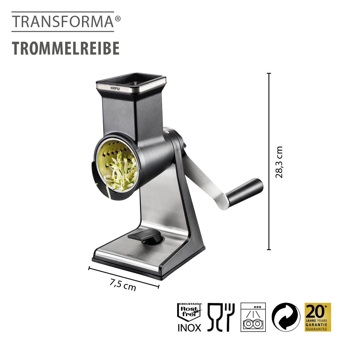 Trommelreibe TRANSFORMA